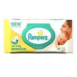 Salviettine umidificate Sensitive New Baby, 50 pz, Pampers