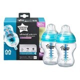 Set di 2 biberon anticoliche con sistema di ventilazione, 260 ml, Tommee Tippee