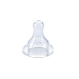 Set of 2 variable flow silicone teats, Thermobaby