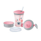 Set di tazze didattiche, All-in-1, Rosa, Nuk