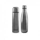 Set di due thermos per liquidi, My Baby & Me, Argento, 500 ml, Miniland