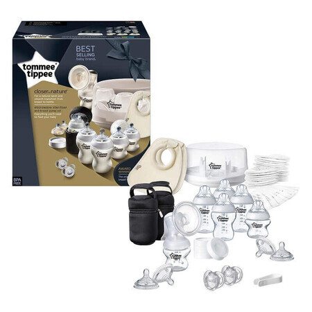 Set sterilizzatore per microonde e tiralatte manuale, Tommee Tippee