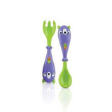 Nuby Cucchiaio E Forchetta Monster