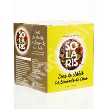 Slimming tea with chia seeds, 20 sachets, Solaris