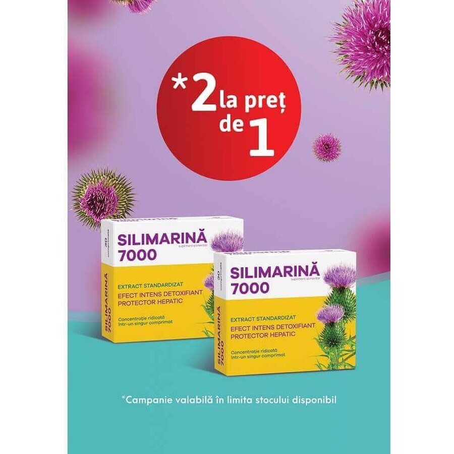 Silimarina 7000, 2 al prezzo di 1, 2x30 capsule, Fiterman