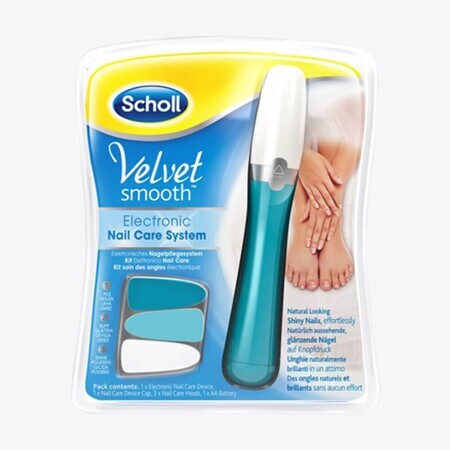 Sistem electronic de îngrijire a unghiilor, Velvet Smooth, Scholl