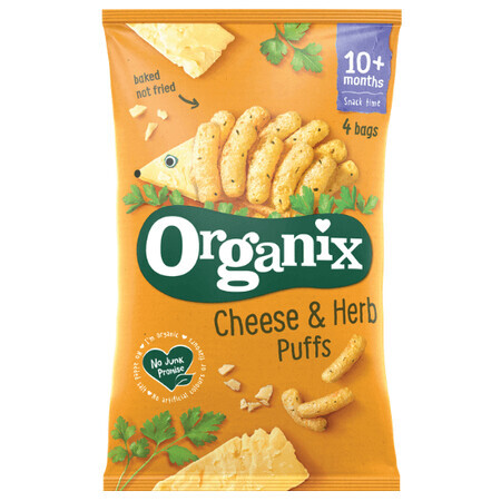 Organic Organic corn snack with cheese and parsley, +10 months, 60 g, Organix