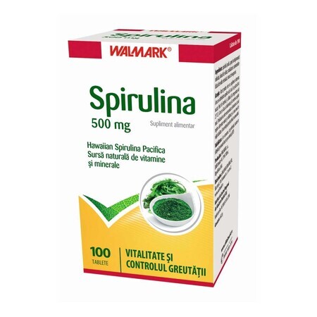 Spirulina 500mg, 100 compresse, Walmark