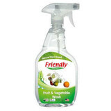 Spray bio per lavare frutta e verdura, 650 ml, Friendly Organic