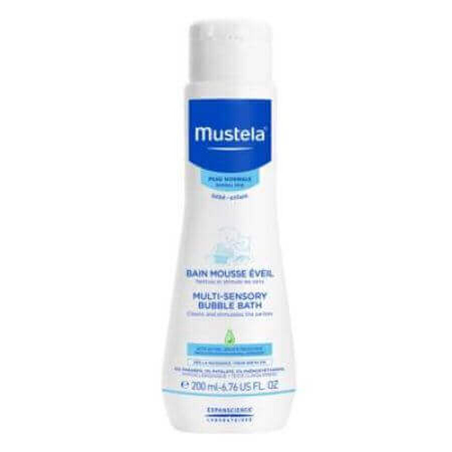 Energising bath foam, 200 ml, Mustela