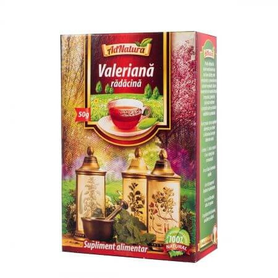 Valerian root tea, 50 g, AdNatura