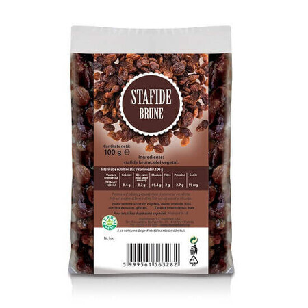 Stafide brune, 100 gr, Herbal Sana