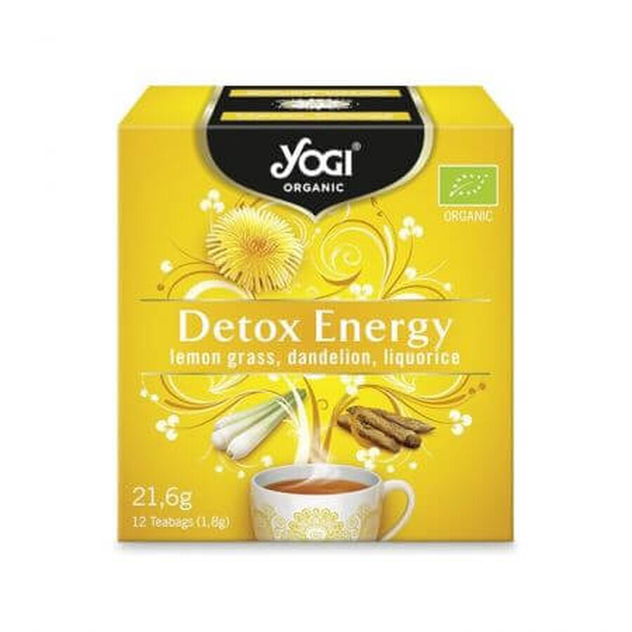 Detox Energy Tea, 12 sachets, Yogi Tea