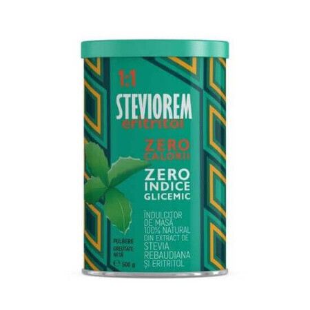 Steviorem eritritolo 1-1 polvere, 500 g, Remedia