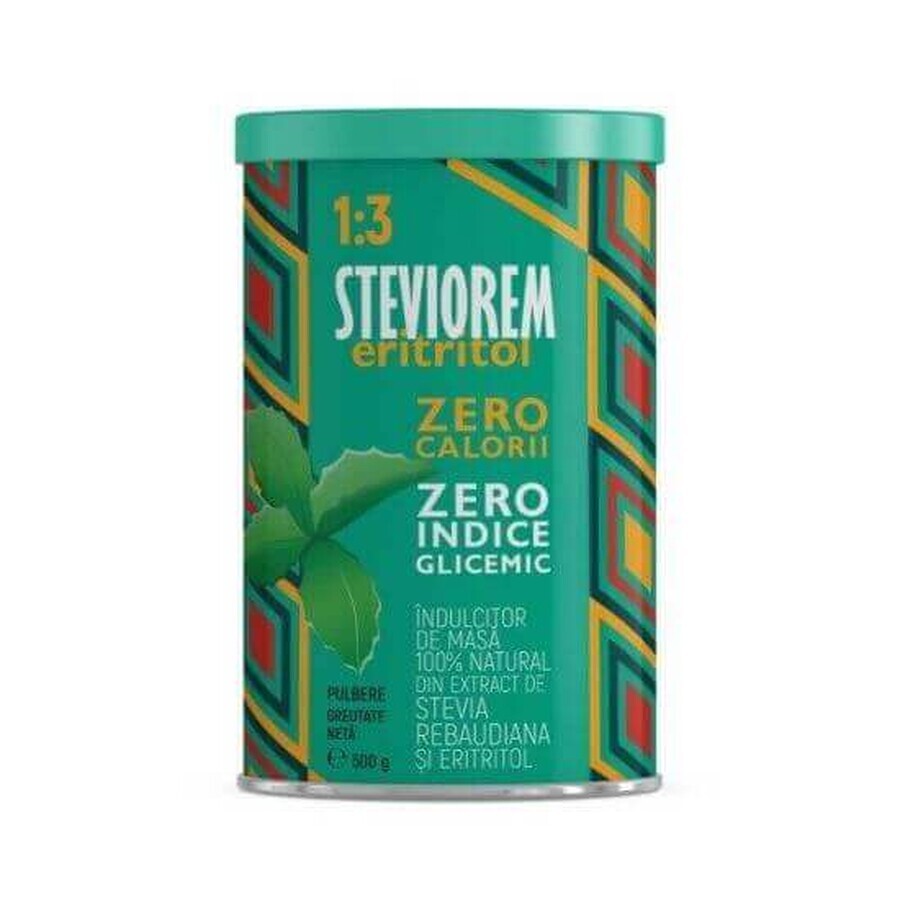 Steviorem eritritolo 1-3 polvere, 500 g, Remedia