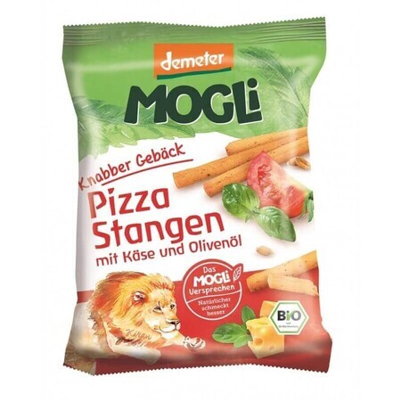 Eco pizzasticks met kaas en kruiden, 75 gr, Mogli