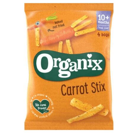 Organic Organic corn sticks with carrots, +10 months, 60g, Organix