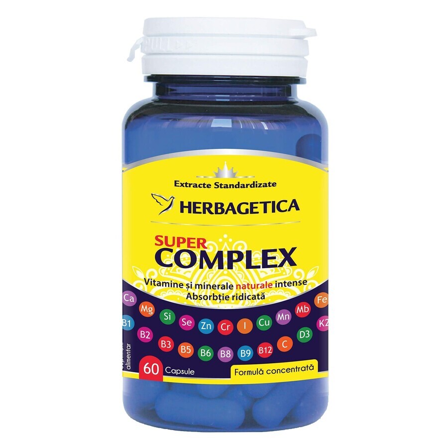 Super complex 60 cápsulas, Herbagetica