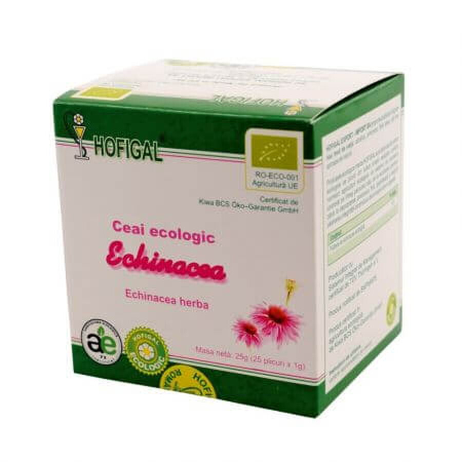 Echinacea Ecological Tea, 25 sachets, Hofigal