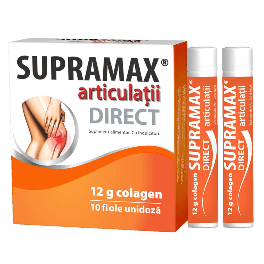 Supramax Joints Direct 12g colágeno, 10 ampollas, Zdrovit