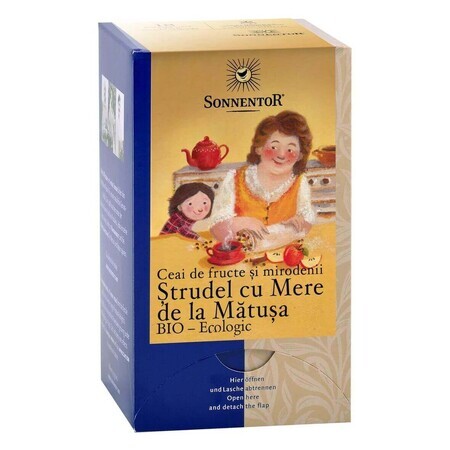 Ceai Fructe si Mirodenii Strudel cu Mere de la Matusa, 18 plicuri, Sonnentor