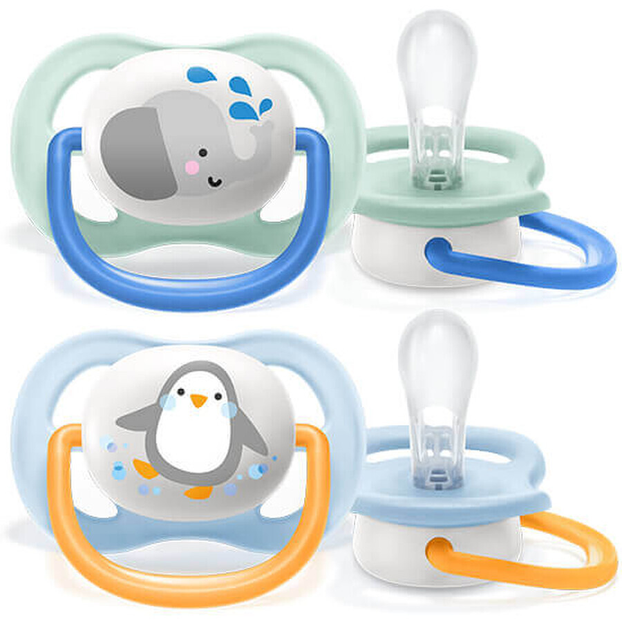 Chupete Ultra Air, 0-6 meses, 2 piezas, Philips Avent