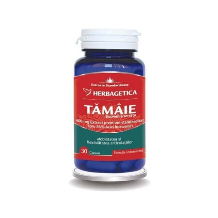 Tamaie Boswellia Serrata, 30 gélules, Herbagetica