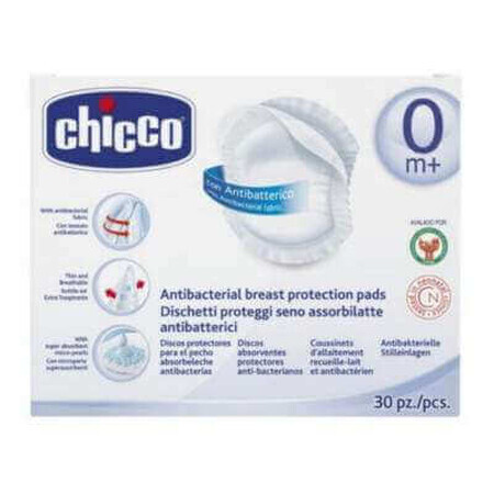 Breast pads, 30 pieces, Chicco