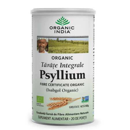 Psyllium Wholemeal Tartar, 100 g, Organic India