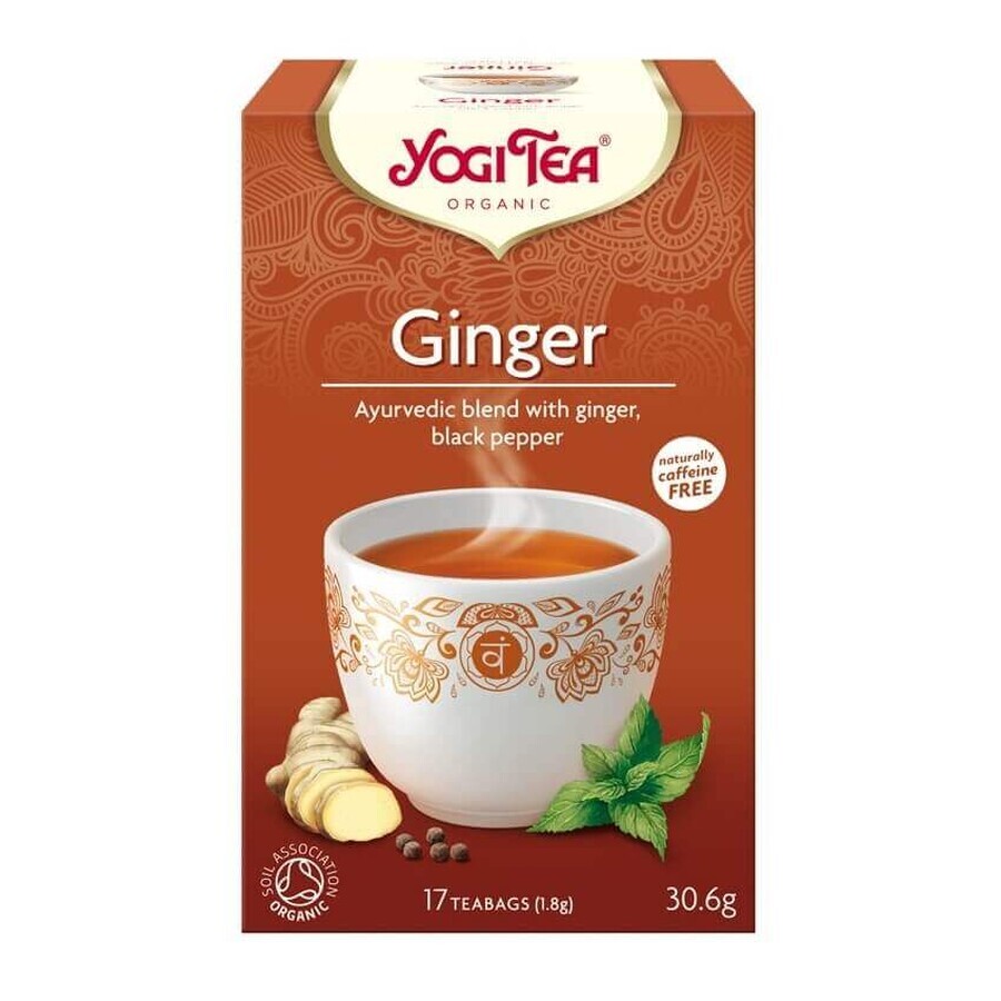 Tè allo zenzero, 17 bustine, Yogi Tea