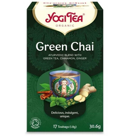 Grüner Chai Tee, 17 Beutel, Yogi Tee