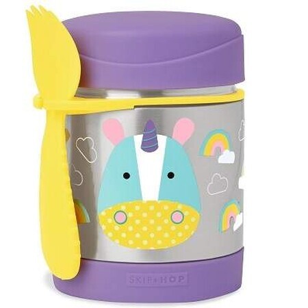 Thermos con cucchiaino, unicorno, +12 mesi, 325ml, SkipHop