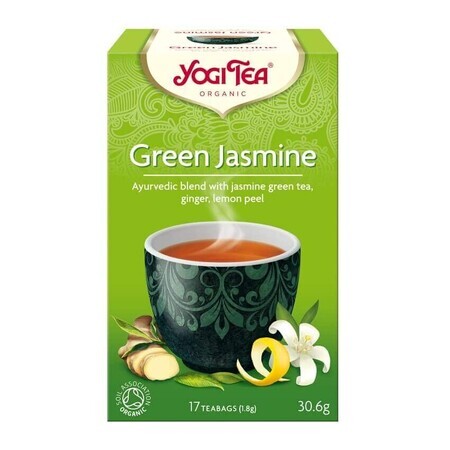 Groene Jasmijnthee, 17 builtjes, Yogi Tea