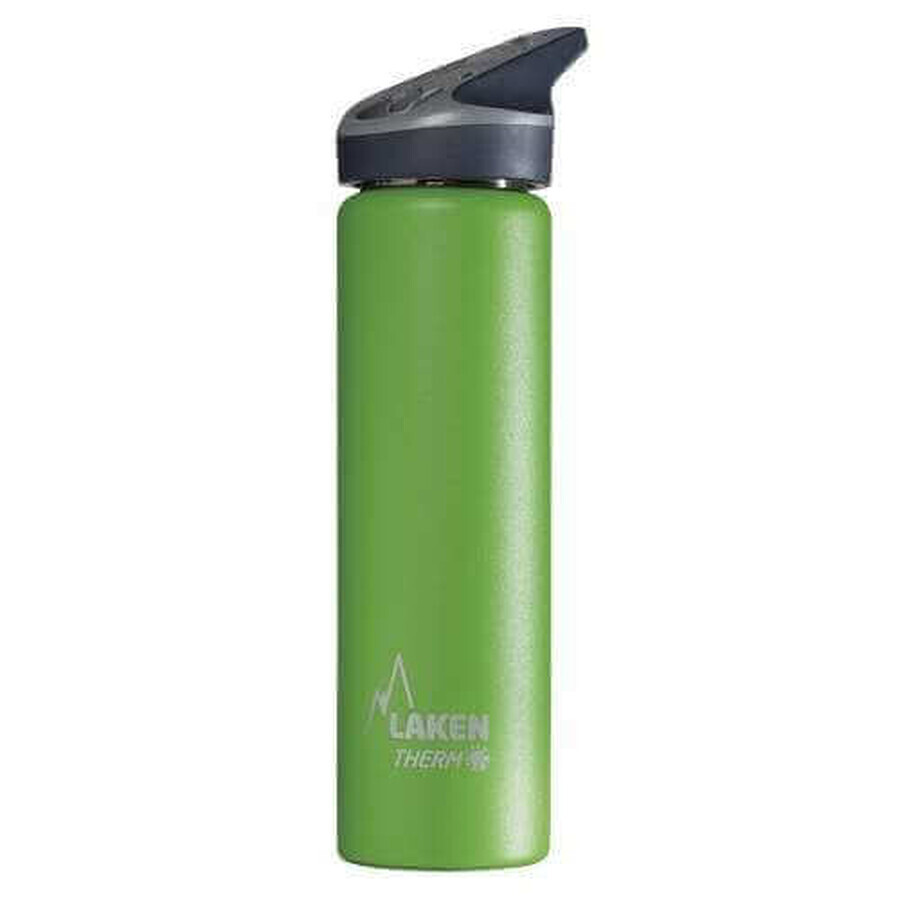 Termo de acero inoxidable con tapa automática Jannu Verde, 750ml, Laken