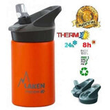 Thermos in acciaio inossidabile con coperchio automatico Jannu Orange, 350ml, Laken