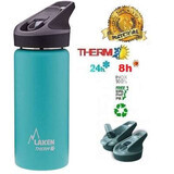 Jannu Turqoise thermos in acciaio inox con coperchio automatico, 750ml, Laken