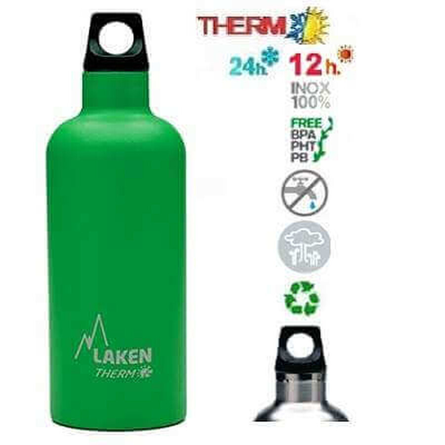 Thermos in acciaio inossidabile Green Futura, 500 ml, Laken