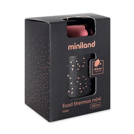 Thermos for solid food, Deluxe Rose, 280 ml, Miniland