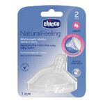 Medium flow silicone teat, Natural Feeling, 1 pc, 2months+, Chicco