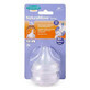 Tettarelle in silicone Momma flusso medio, 2 pezzi, Lansinoh