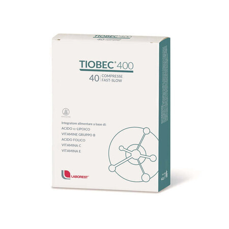 Tiobec 400, 40 comprimidos, Medimow