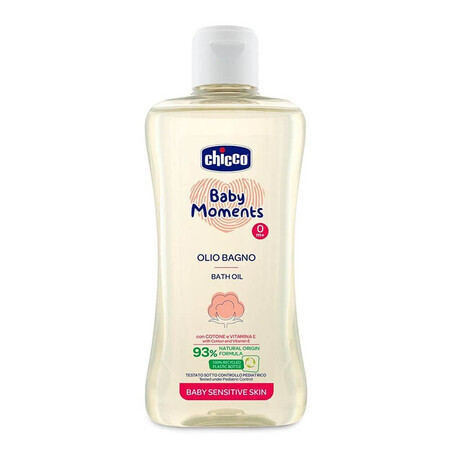 Baby Moments Sensitive Dermatologische Badolie, 200 ml, +0 maanden, Chicco