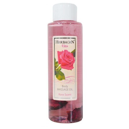 Rose scented massage oil, 100 ml, Herbagen