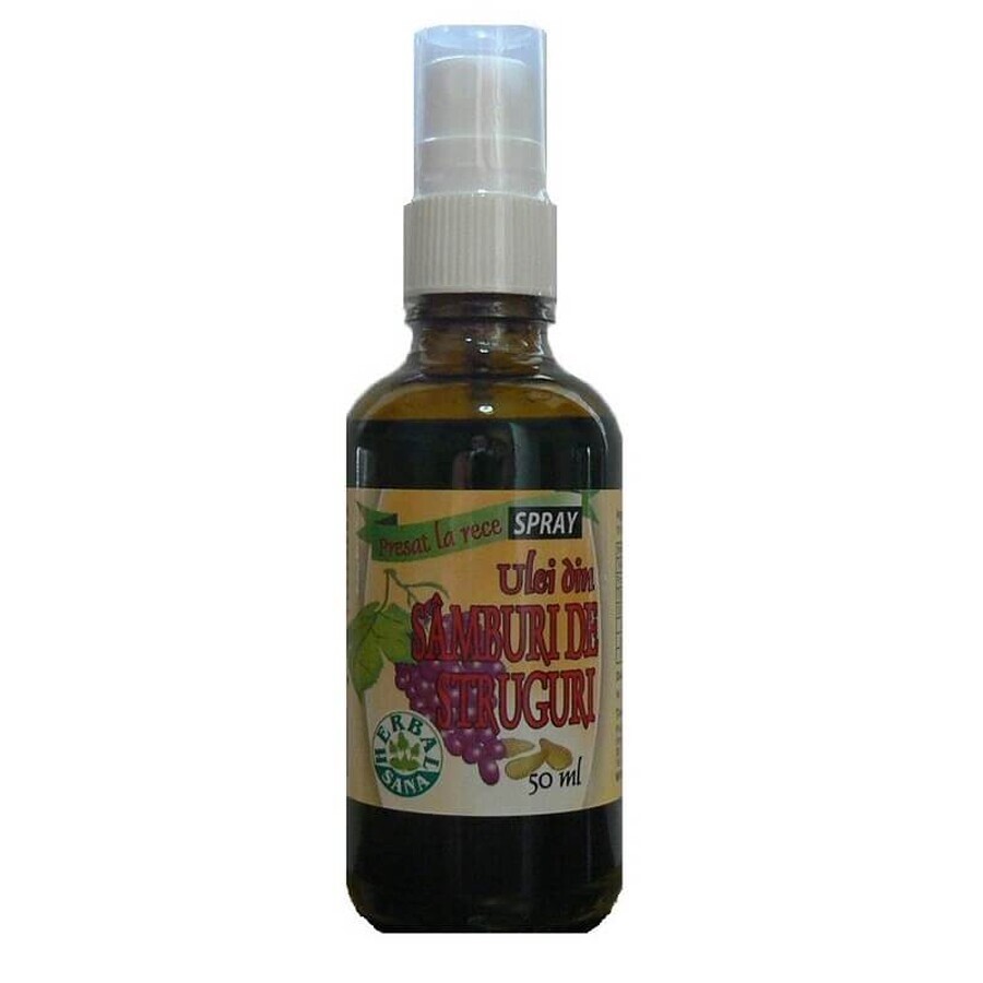 Grapeseed oil with spray, 50 ml, Herbal Sana