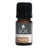 Olio essenziale di sandalo puro 100% biologico ECOCERT, 2,5 ml, terra