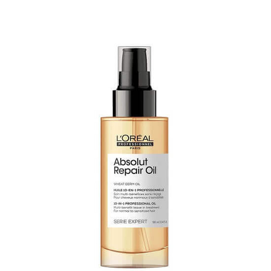 Olio professionale per capelli da grassi a sensibilizzati, Absolut Repair Oil, 90 ml, L'oreal Professionnel