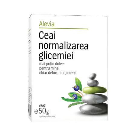Tè per la normalizzazione della glicemia, 50 g, Alevia