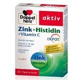 Zinco, istidina e vitamina C DEPOT Doppelherz Aktiv, 30 tbl, Queisser Pharma