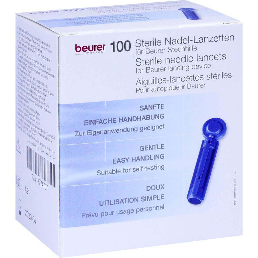 Glucose meter needles Beurer, 100 pieces, Beurer