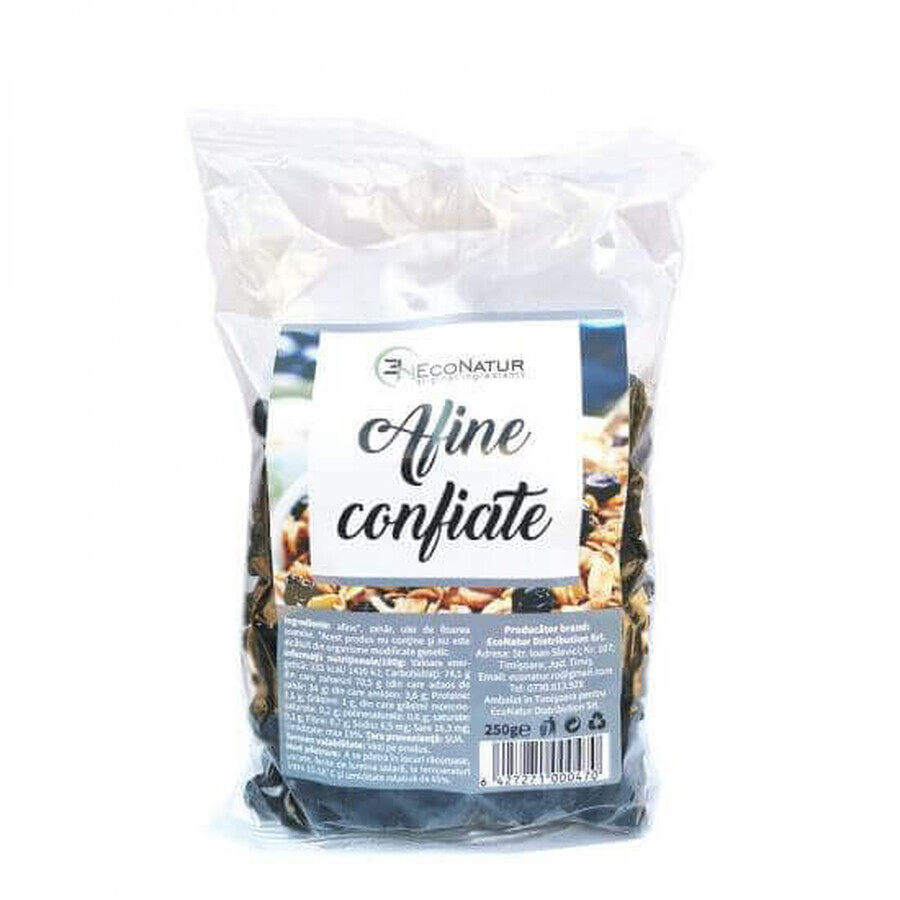 Mirtilli canditi, 250g, Econatur